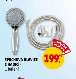 SPRCHOVÁ HLAVICE S HADICÍ