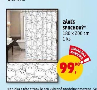 ZÁVĚS SPRCHOVÝ