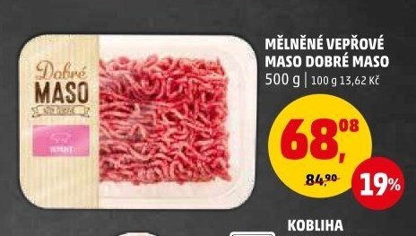 MĚLNĚNÉ VEPŘOVÉ MASO DOBRÉ MASO 500 g