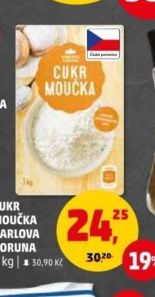 CUKR MOUČKA KARLOVA KORUNA 1 kg