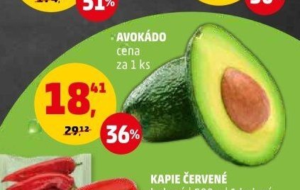 AVOKÁDO cena za 1 ks