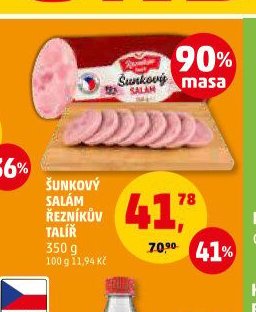 Šunkový salám Řezníkův talíř 350 g