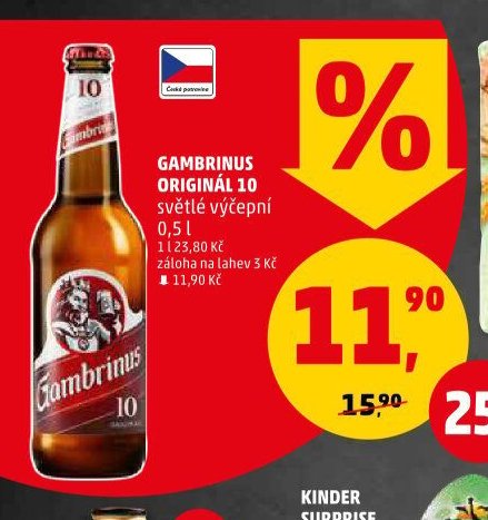 Gambrinus Originál 10