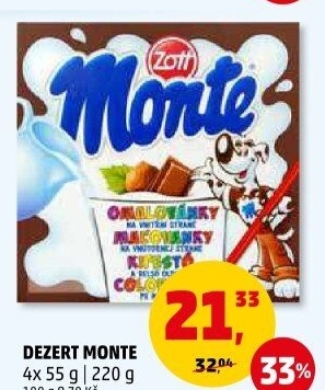 Dezert Monte Zott