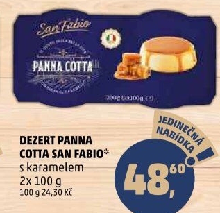 Dezert Panna Cotta San Fabio
