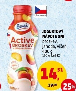 Jogurtový nápoj Boni