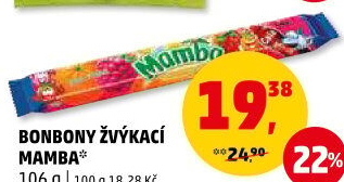 Karamely ovocné Mamba Storck