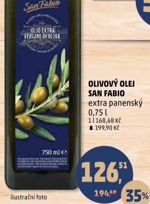 Olivový olej extra panenský San Fabio