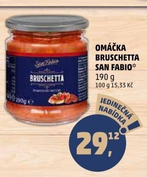 Omáčka Bruschetta San Fabio