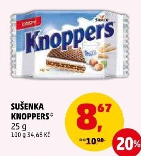 Oplatky Knoppers Storck