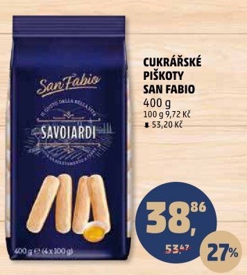 Piškoty cukrářské San Fabio