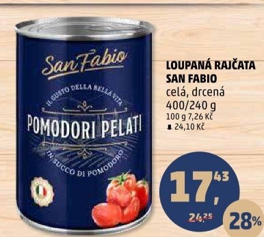 Rajčata loupaná San Fabio