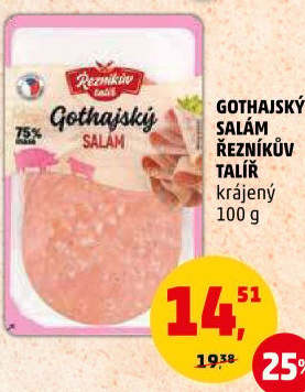 Salám Gothaj Řezníkův talíř