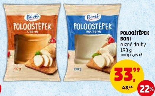 Sýr Polooštěpek Boni