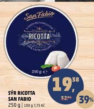 Sýr Ricotta San Fabio
