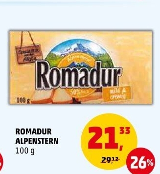 Sýr Romadur Alpenstern
