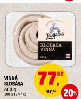 Vinná klobása Dobrá česká Zabijačka