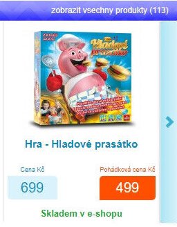 Hra - Hladové prasátko