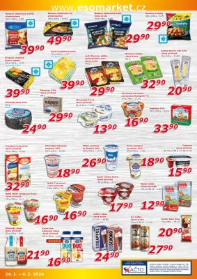 akční leták ESO MARKET 24.1.2024-4.2.2024