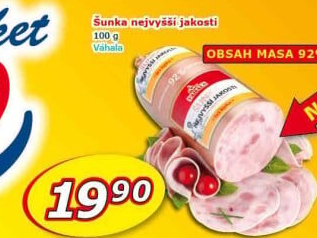 Šunka nejvyšší jakosti Váhala