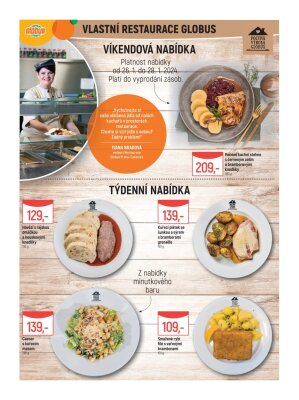 akční leták Globus 24.1.2024-30.1.2024