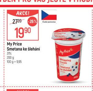 My Price Smetana ke šlehání