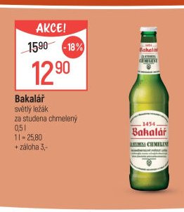 Bakalář světlý ležák