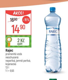 Rajec pramenitá voda