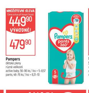 Pampers dětské pleny