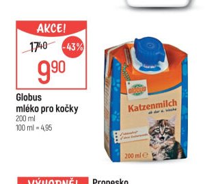 Globus mléko pro kočky