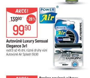 Autovůně Luxury Sensual Elegance 3v1