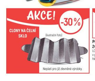 CLONY NA ČELNÍ SKLO