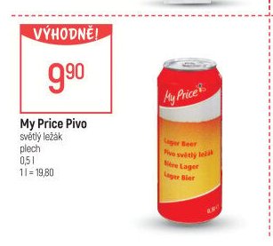 My Price Pivo světlý ležák