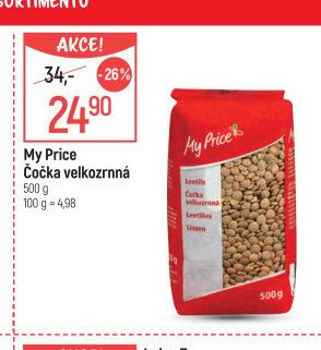 My Price Čočka velkozrnná