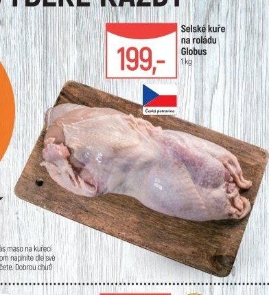 Selské kuře na roládu Globus