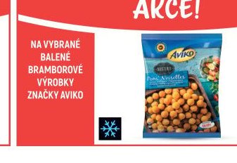Na vybrané balené bramborové výrobky značky Aviko