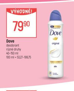 Dove deodorant