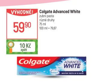 Colgate Advanced White zubní pasta