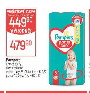Pampers dětské pleny