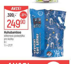 Huhubamboo silikonová podestýlka pro kočky