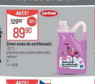 Zimní směs do ostřikovačů