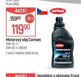 Motorový olej Carlson