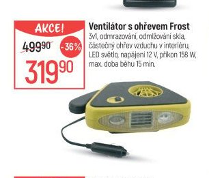 Ventilátor s ohřevem Frost