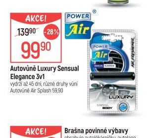 Autovůně Luxury Sensual Elegance 3v1