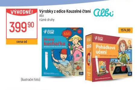 Výrobky z edice Kouzelné čtení