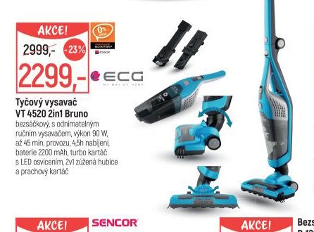 Tyčový vysavač VT 4520 2in1 Bruno