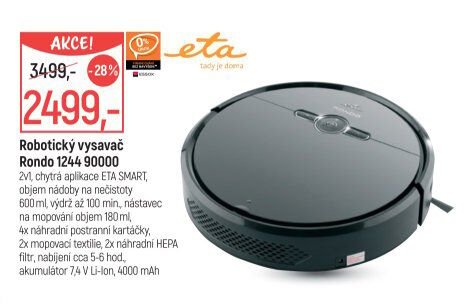 Robotický vysavač Rondo 1244 90000