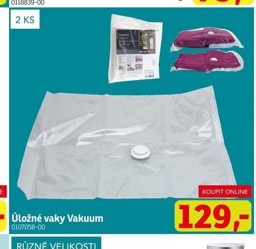 Úložné vaky Vakuum - ASKO akcniletaky.com