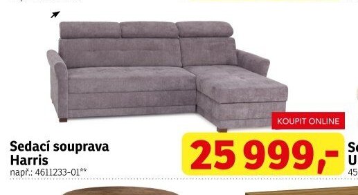 Sedací souprava Harris - ASKO akcniletaky.com