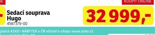 Sedací souprava Hugo - ASKO akcniletaky.com